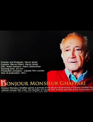 Bonjour Monsieur Ghaffari's poster