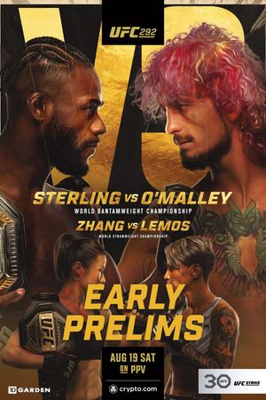 UFC 292's poster