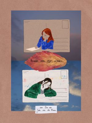 Letters to my friend's poster