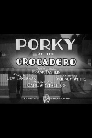 Porky at the Crocadero's poster