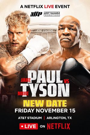 Jake Paul vs. Mike Tyson's poster