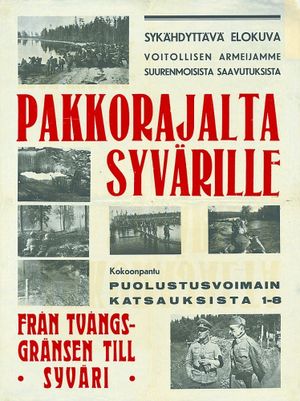 Pakkorajalta Syvärille's poster