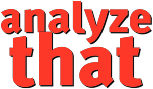 Analyze That's poster