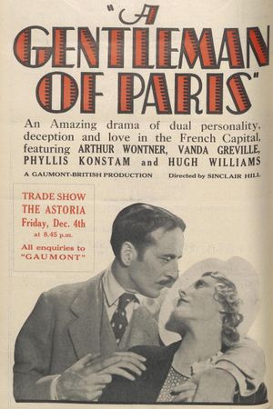 A Gentleman of Paris's poster