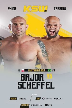 KSW 97: Bajor vs. Scheffel's poster