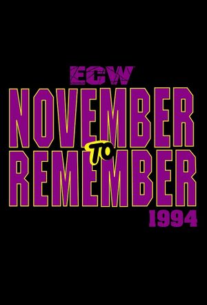 ECW November to Remember 1994's poster