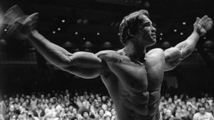 Pumping Iron's poster