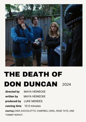 The Death of Don Duncan's poster
