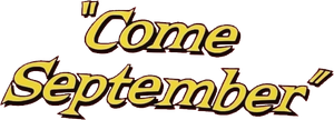 Come September's poster