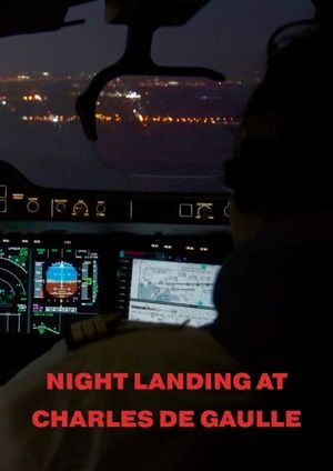 Night Landing At Charles De Gaulle's poster