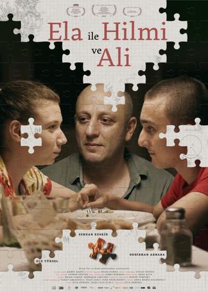 Ela with Hilmi and Ali's poster