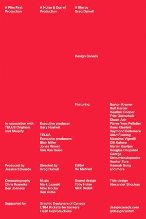 Design Canada's poster