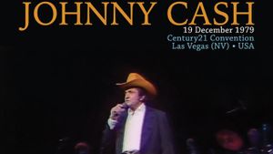 Johhny Cash - Live in Las Vegas 1979's poster