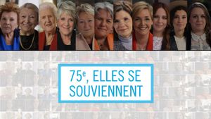 75e, elles se souviennent's poster