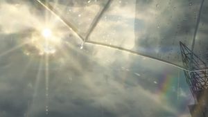 Weathering with You's poster