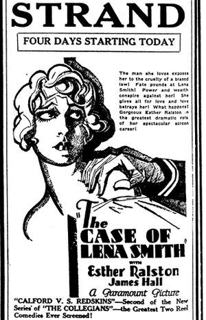 The Case of Lena Smith's poster image