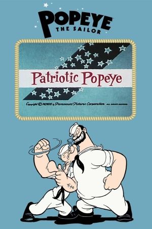 Patriotic Popeye's poster