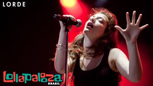 Lorde - Lollapalooza Brazil 2014's poster