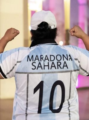 Maradona of the Sahara's poster