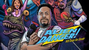 Alien Danger! With Raven Van Slender's poster