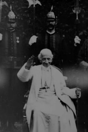 Pope Leo XIII Being Seated Bestowing Blessing's poster