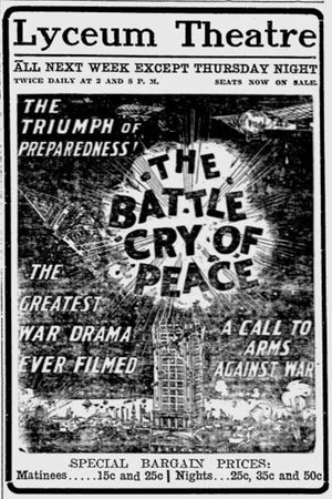 The Battle Cry of Peace's poster
