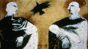 Les oiseaux blancs, les oiseaux noirs's poster