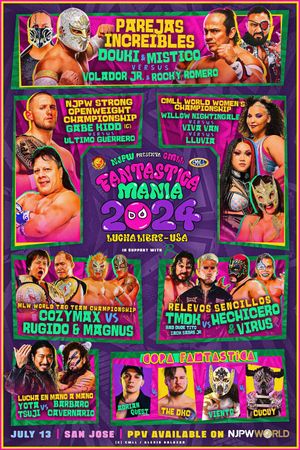 NJPW Presents CMLL Fantastica Mania 2024 - Lucha Libre USA's poster