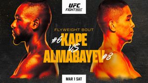 UFC Fight Night 253: Kape vs. Almabayev's poster