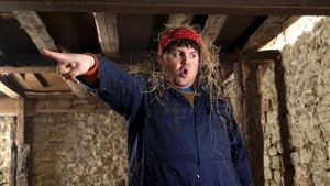 Christmas on Mistletoe Farm's poster