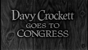 Davy Crockett Goes to Congress's poster