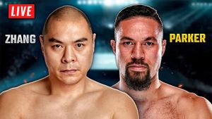 Zhilei Zhang Vs Joseph Parker II's poster