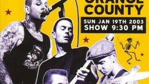 Social Distortion: Live in Orange County's poster