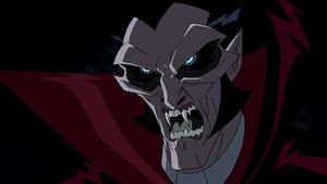 The Batman vs. Dracula's poster