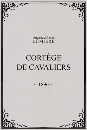 Cortège de cavaliers's poster