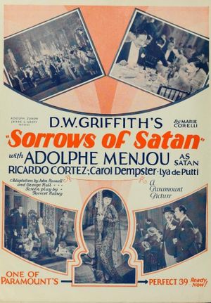 The Sorrows of Satan's poster