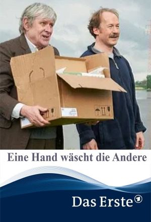 Eine Hand wäscht die Andere's poster