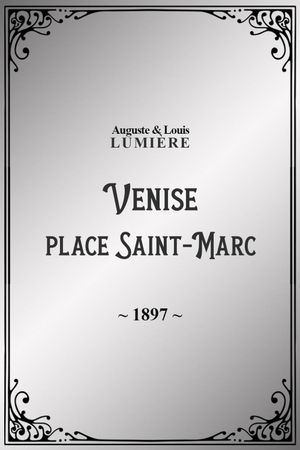 Venise : place Saint-Marc's poster