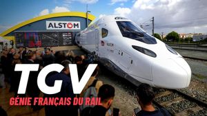 TGV, génie français du rail's poster