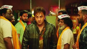 Sanju's poster