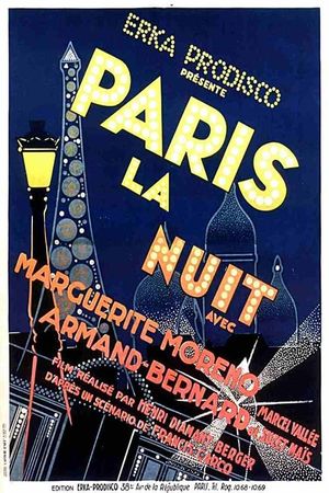 Paris la nuit's poster