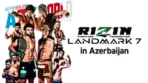 RIZIN LANDMARK 7 in AZERBAIJAN's poster