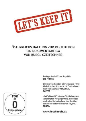 Let's Keep It's poster