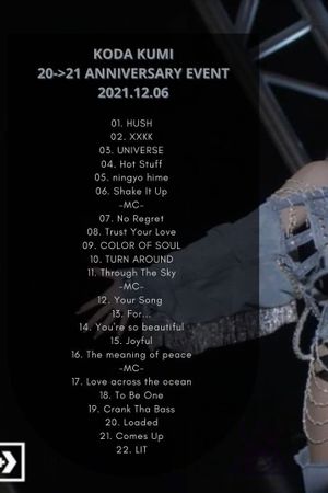 KODA KUMI 20TH-21ST ANNIVERSARY EVENT's poster