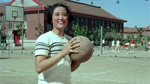 Woman Basketball Player No. 5's poster