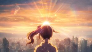 Weathering with You's poster