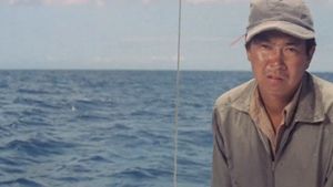 Alone on the Pacific's poster