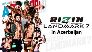 RIZIN LANDMARK 7 in AZERBAIJAN's poster