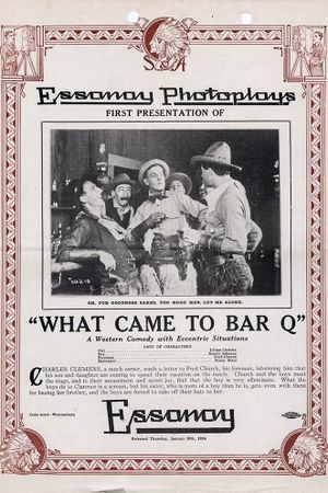 What Came to Bar Q's poster