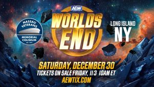 AEW Worlds End's poster